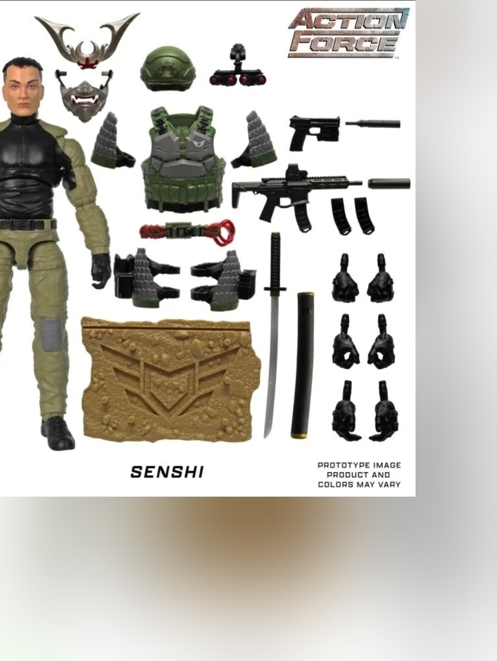 Valaverse action Force Senshi 1/12 Scale Action Figure